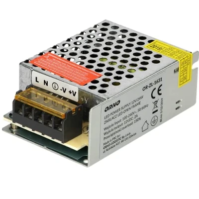 Afbeelding van ORNO Transformator 90 250 V &gt; 12 DC met bescherming tegen overbelasting en kortsluiting (24.00)