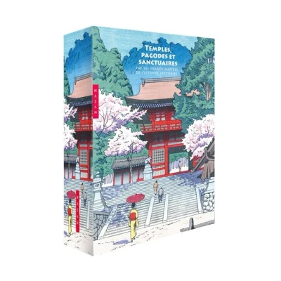 Image de Temples, pagodes et sanctuaires par les grands maîtres de l&#039;estampe japonaise (coffret)