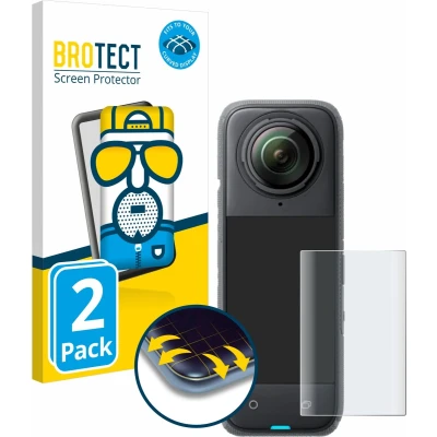 Afbeelding van BROTECT Screenprotector voor Insta360 X4 Folie Beschermfolie matte volledig dekking (2 Stuks)