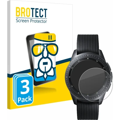 Afbeelding van BROTECT Screenprotector voor Samsung Galaxy Watch (42 mm) Folie Beschermfolie Beschermglas transparant (3 Stuks)