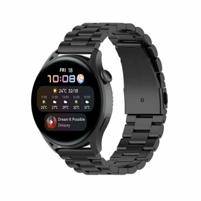 Afbeelding van Stalen schakelband Zwart Xiaomi Redmi Watch 5 Active / Lite