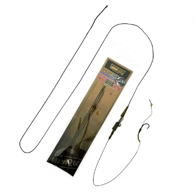Afbeelding van PB Products R2G Big Water Clip SR Leader 90 / Combi Rig Weed Haakmaat 2 (90cm) (2 Stuks) Karper onderlijnen