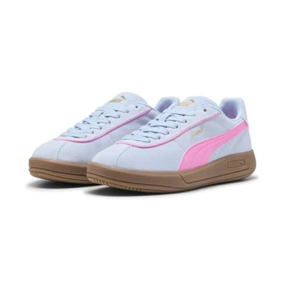 Afbeelding van PUMA Club Klassika Suede sneakers voor Dames, Roze/Goud, Maat 35,5