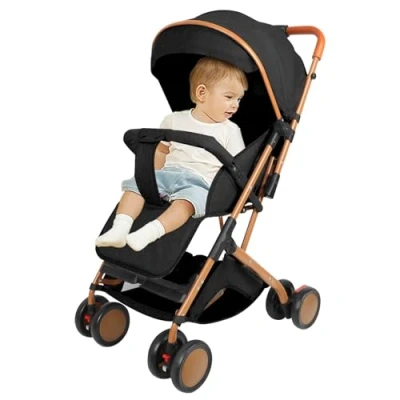 Afbeelding van Driewieler, fiets, babydriewieler schaalbaar tot 25 kg, loopfiets voor oudere kinderen, omkeerbare zitting, grote mand, bekerhouder, vrijloop B zwart