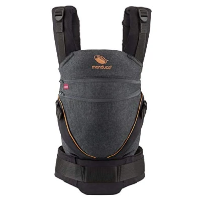 Afbeelding van Manduca Draagzak XT Cotton denimblack toffee