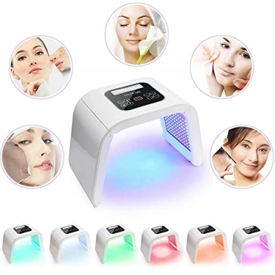 Afbeelding van Photon LED 7 kleuren Therapeutisch gezichtsmasker Huidverzorging PDT Foton Lichttherapie Gezichtsverjonging Schoonheid Gezichtscollageen apparaat