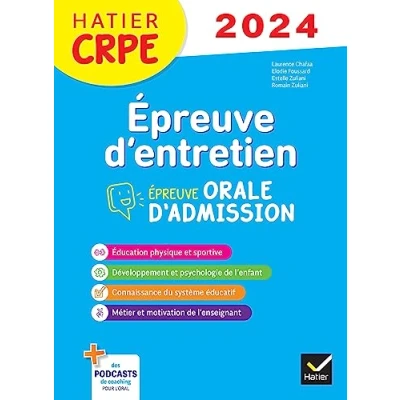 Afbeelding van Epreuve d&#039;entretien CRPE 2024 2025 orale d&#039;admission