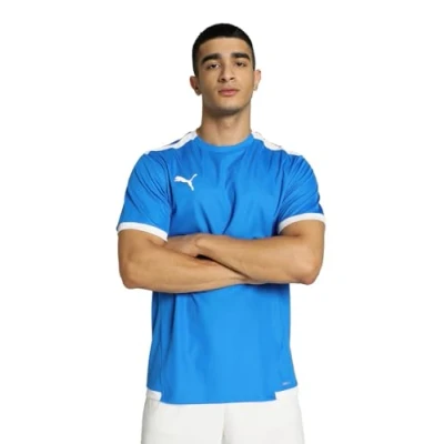 Afbeelding van Puma Teamliga Shirt Korte Mouw Heren Royal / Wit Maat: 3XL