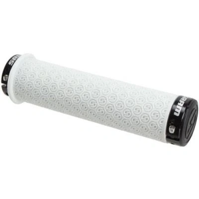 Image de Sram mtb dh poignées en silicone à double fermeture avec embouts blanc 13 cm
