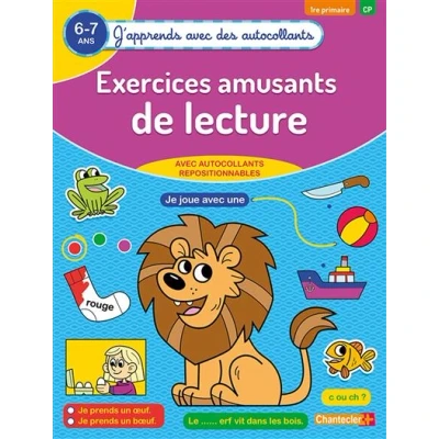 Image de Exercices amusants de lecture (6 7 a.) (J&#039;apprends avec des autocollants)