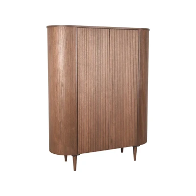Afbeelding van LABEL51 Bergkast Oliva Walnoot Eiken 125 cm
