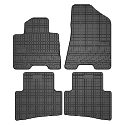 Afbeelding van FROGUM 546610 Vloermatset Rubber voor en achter 4 Zwart Op maat gemaakt HYUNDAI: Tucson, KIA: Sportage IV