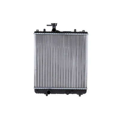Afbeelding van THERMOTEC D7X018TT Radiateur Aluminium, Kunststof voor voertuigen met/zonder airco 378 380 34 Handgeschakeld Koelribben mechanisch gelast