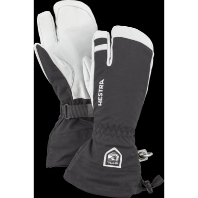 Afbeelding van Hestra Handschoen Army Leather Heli Ski 3 Finger Black XL