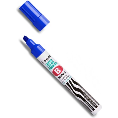 Afbeelding van Pilot Super Color Permanent Marker brede punt blauw