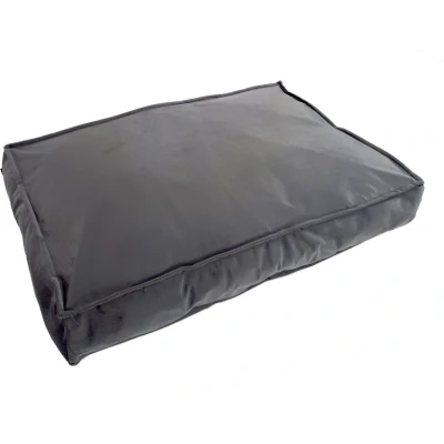 Afbeelding van Madison Friends Hondenkussen Lounge Velvet Grijs 80X55 CM
