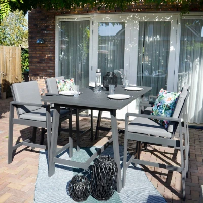 Afbeelding van Lesli Living Bartafel Malibu Donkergrijs