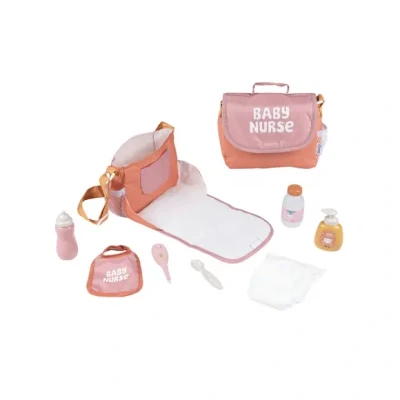 Afbeelding van Smoby 220387 Baby Nurse Verzorgingstas Met 8 Accessoires