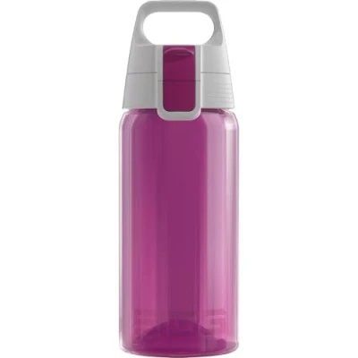 Afbeelding van SIGG Viva One Berry drinkfles voor kinderen (0,5 l), kleine fles, BPA en oplosmiddelvrij, transparante milieuvriendelijke drinkfles, eenvoudig te gebruiken