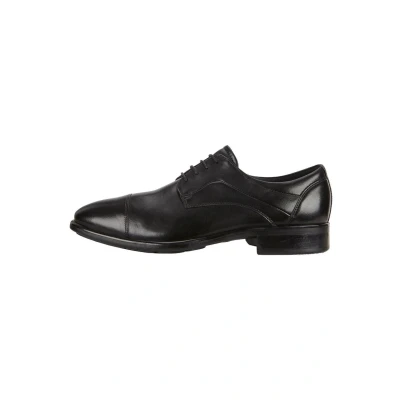 Afbeelding van ECCO Citytray Veterschoenen, Heren, Maat: 45, Black Leer
