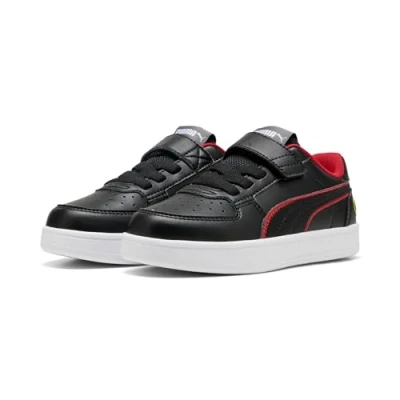 Afbeelding van Scuderia Ferrari Caven 2.0 sneakers, Zwart/Rood, Maat 29 PUMA