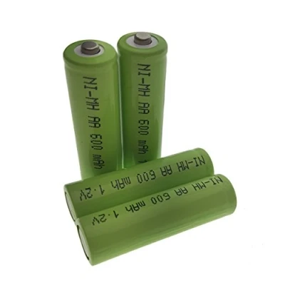 Afbeelding van Trango 4 pack 1000 AA batterij Ni MH 600 mAh 1.2 V voor zonne energie lampen verlichting oplaadbaar
