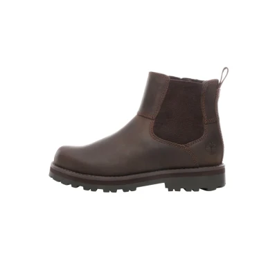 Afbeelding van Timberland Courma Chelsea Korte laarzen voor kinderen, Maat: 29, Dark brown Leer