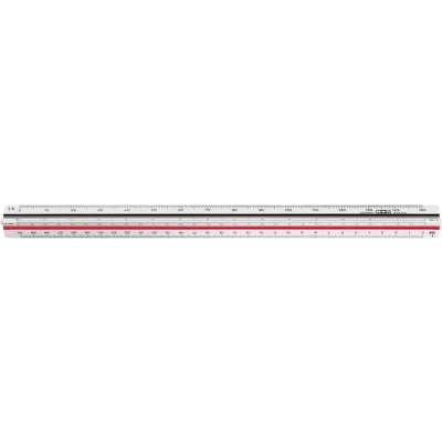 Afbeelding van Schaalstok M鯾ius &amp; Ruppert 30cm wit/gekleurd school