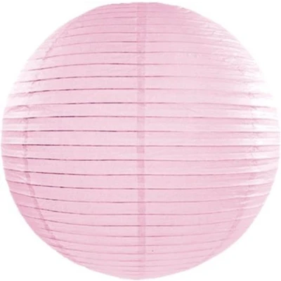 Afbeelding van Partydeco Decoratieve Lampion licht roze 35 cm Sint maarten lampionnen optocht papier
