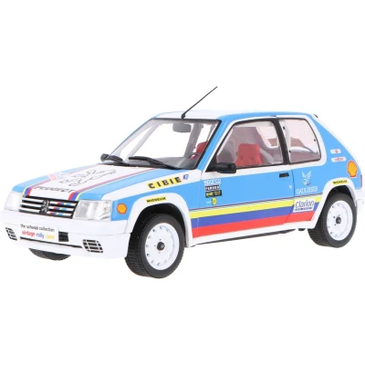 Afbeelding van Solido Peugeot 205 Rallye 1,9L weiß 1:18 Auto