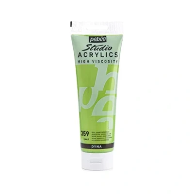 Afbeelding van Pébéo acrylverf Fine Studio groen Iridescent geel 250 ml 169359