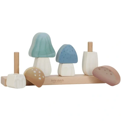 Afbeelding van Little Dutch Stapelaar Paddenstoelen Forest Friends FSC