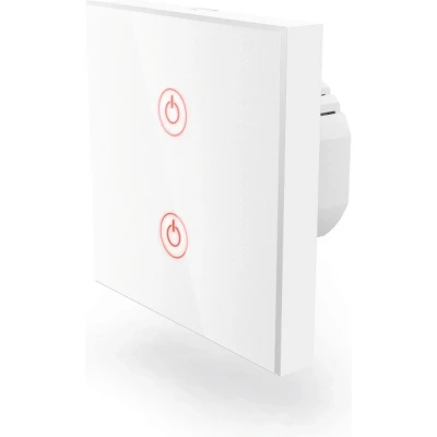 Afbeelding van Hama Wifi Touch Wandschakelaar Inbouw Wit