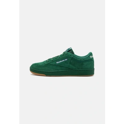 Afbeelding van Reebok Classic CLUB C 85 Unisex Sneakers laag, Maat: 34.5, Dark green/light brown Veloursleer