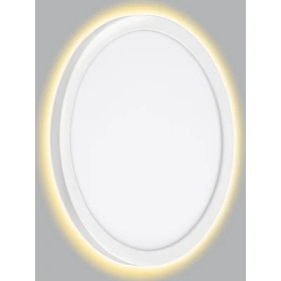 Afbeelding van TELEFUNKEN NIZZA LED Wandlamp Buiten, IP44, 4000K, 15W, Ø28cm, Wit