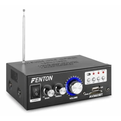 Afbeelding van Bluetooth Versterker Stereo met Afstandsbediening Fenton AV360BT USB 80 Watt