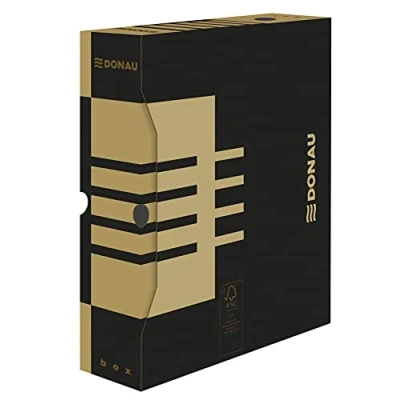 Afbeelding van DONAU 7660301FSC 02 archiefdozen van gerecycled karton, A4, 8 cm, bruin, 20 stuks