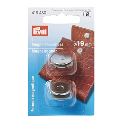 Afbeelding van Prym Magneetsluiting 19 mm Zilver 2 stuks