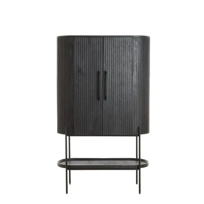 Afbeelding van Light &amp; Living Opbergkast Dumosi Mangohout 165 x 100cm Mat Zwart