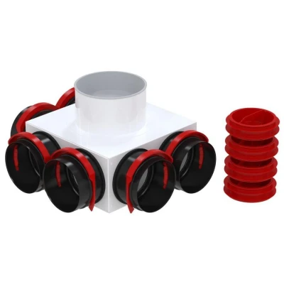 Afbeelding van Zehnder CT 220 luchtverdeelkast 6 x Ø90mm 990323070