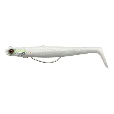 Afbeelding van Savage Gear Sandeel V2 Weedless White Pearl Silver 11,5cm 22g Shad