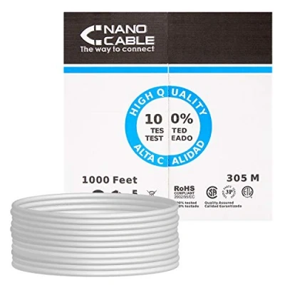 Afbeelding van Kabel RJ45 Categorie 6 FTP Rigide NANOCABLE 10.20.0904 305 m