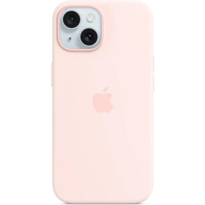 Afbeelding van Apple iPhone 15 Back Cover met MagSafe Lichtroze