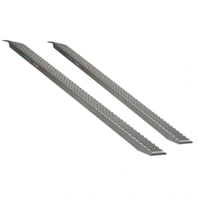 Afbeelding van Aluminium oprijplaat 200 cm 400 kg 2 stuks