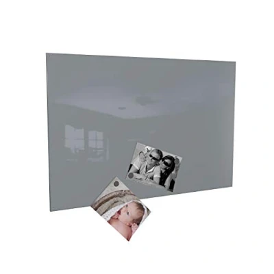 Afbeelding van Magneetbord, verschillende maten en kleuren, inclusief 10 magneten, Made in Germany, 60 x 90 cm, grijs