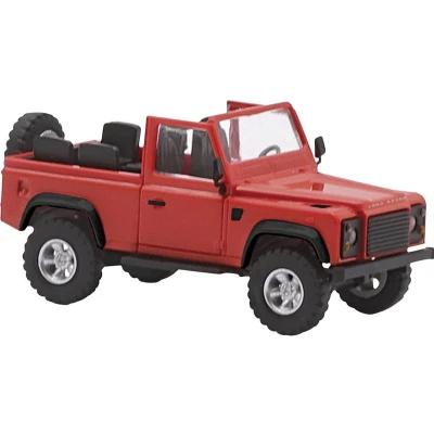 Afbeelding van Busch 54390 H0 Auto Land Rover Defender 90 open, rood
