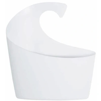 Image de Spirella Sydney Panier, Salle de bains Accessoires, Polypropylène, White, 30.5 x 27.5 10 cm