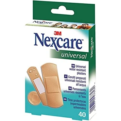 Afbeelding van Nexcare, Gips, Ademende universele pleister 3 maten gemengd (40 x)