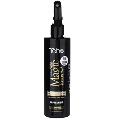 Afbeelding van Tahe Magic Curls Refreshing Spray Curl opvangbak met gouden quinoa eiwit, 300 ml
