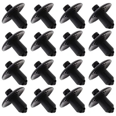 Afbeelding van ECSiNG 30 stuks binnenwielbevestigingsclips kunststof bevestigingsclips compatibel met Audi Q3 / Q5 Q7 A2 A4 A5 A8 S8 TT zwart